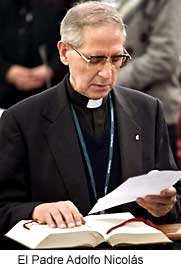 El Padre Adolfo Nicolás al asumir cargo de Superior General de los Jesuitas