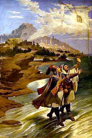 Los dos albaneses que cruzaron caminando sobre el mar Adriático siguiendo a la Imagen