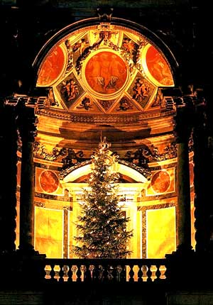 Tradición medieval del Árbol de Navidad