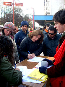 Campaña de Acción Familia en el Sur de Chile