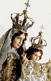 Imagen de la Virgen del Carmen restaurada