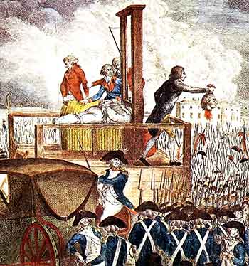 Causas de la crisis contemporánea: La decapitación de Luis XVI en la Revolución francesa