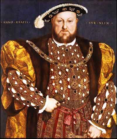 Enrique VIII rompió con la Iglesia católica para dar libre curso a su sensualidad. 