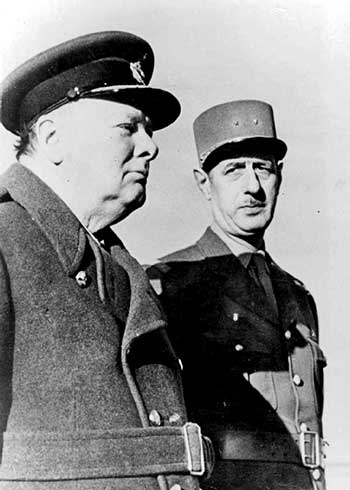 Churchill y de Gaulle no cedieron al desánimo y salvaron Europa